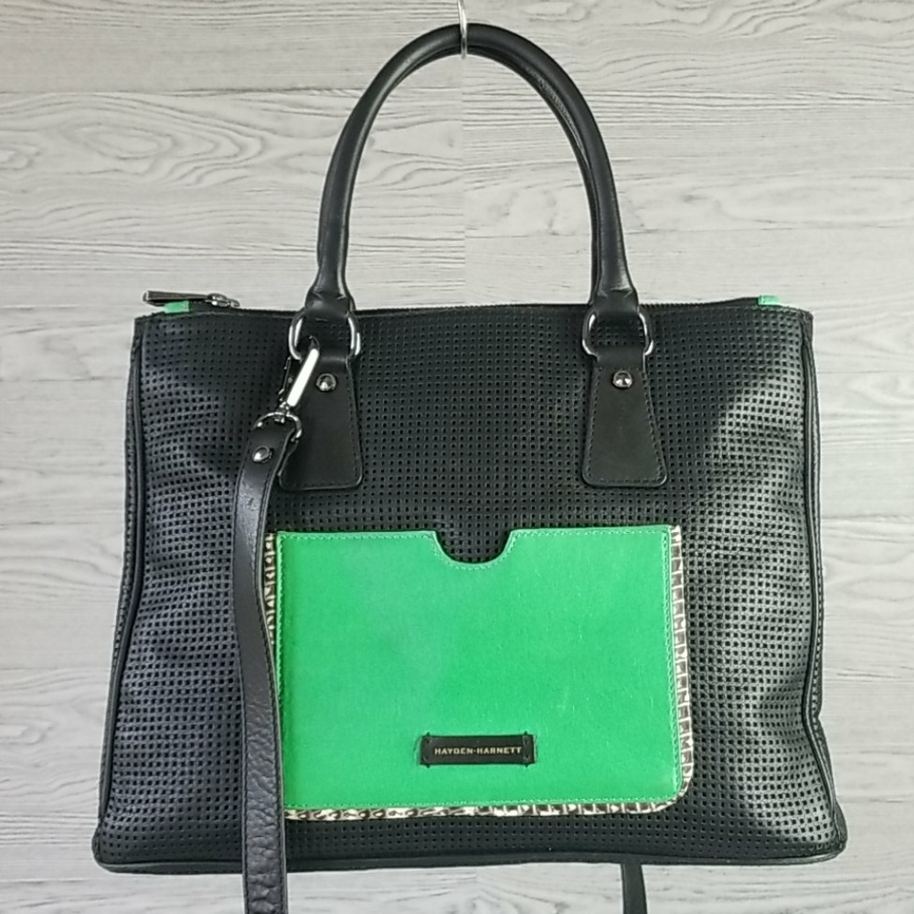 HAYDEN HARNETT // ltd ed ultra-chic 2 piece leather bag & mini clutch - Picture 4 of 16